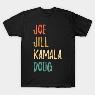 Joe Jill Kamala Doug - Joe Vintage funny 2020 T-Shirt